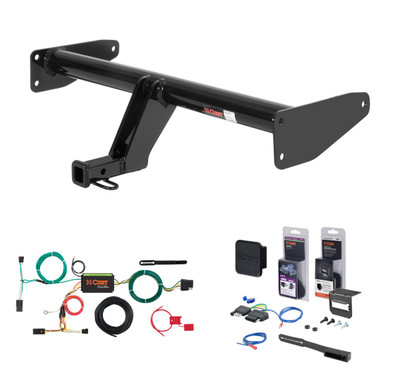 2013 - 2015 Chevrolet Captiva Sport Curt 1-1/4" Class 2 Trailer Tow Hitch + 5-Flat Wiring Kit Tow Boat/Utility Trailer with Surge Brakes 12095
