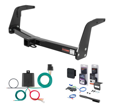 1992 - 1995 Toyota 4Runner With 31.5" or smaller spare tires Curt 2" Class 3 Trailer Tow Hitch + 5-Flat Wiring Kit Tow Boat/Utility Trailer with Surge Brakes 13094