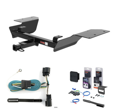 2006 - 2013 Chevrolet Impala Curt 1-1/4" Class 2 Trailer Tow Hitch + 5-Flat Wiring Kit Tow Boat/Utility Trailer with Surge Brakes 12252