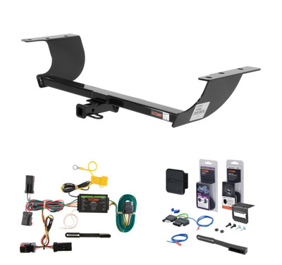 2011 - 2014 Chrysler 300C Curt 1-1/4" Class 2 Trailer Tow Hitch + 5-Flat Wiring Kit Tow Boat/Utility Trailer with Surge Brakes 12064