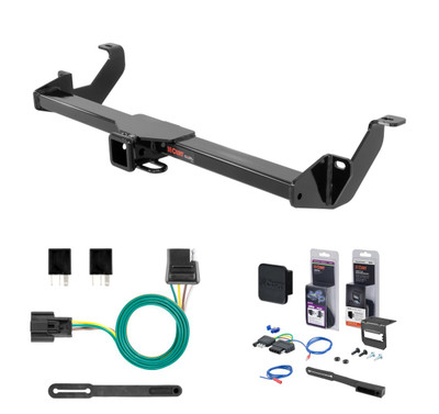 2017 - 2018 Buick Envision Curt 2" Class 3 Trailer Tow Hitch + 5-Flat Wiring Kit Tow Boat/Utility Trailer with Surge Brakes 13292