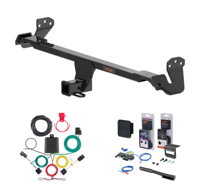 2022 - 2023 Hyundai Kona N Curt 2" Class 3 Trailer Tow Hitch + 5-Flat Wiring Kit Tow Boat/Utility Trailer with Surge Brakes 13610