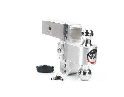 Weigh Safe 180 Hitch - Drop Hitch w/Chrome Combo Ball - 6" Drop for 3" Shank CTB6-3