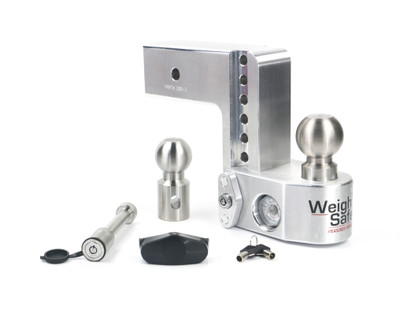 Weigh Safe Weigh Safe Adjustable Drop Hitch - 6" Drop for 3" Shank w/Hitch Lock Pin WS6-3-KA