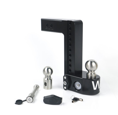 Weigh Safe Black Weigh Safe Drop Hitch - 10" Drop for 2.5" Shank w/Hitch Pin Lock WS10-2.5-KA-CER-BLA