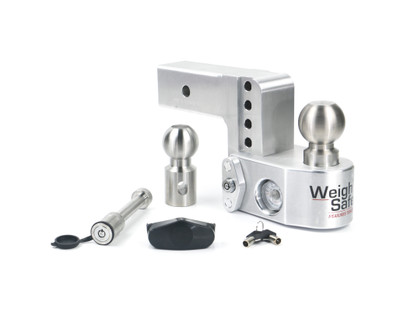 Weigh Safe Weigh Safe Adjustable Drop Hitch - 4" Drop for 2.5" Shank w/Hitch Lock Pin WS4-2.5-KA