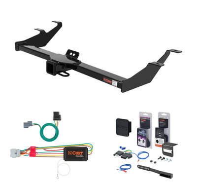 2007 - 2011 Honda Element Excluding SC Curt 2" Class 3 Trailer Tow Hitch + 5-Flat Wiring Kit Tow Boat/Utility Trailer with Surge Brakes 13574