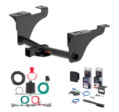 2020 - 2025 Subaru Legacy Sedan Curt 2" Class 3 Trailer Tow Hitch + 5-Flat Wiring Kit Tow Boat/Utility Trailer with Surge Brakes 13570