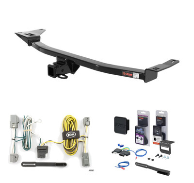 2005 - 2007 Ford Five Hundred Curt 2" Class 3 Trailer Tow Hitch + 5-Flat Wiring Kit Tow Boat/Utility Trailer with Surge Brakes 13542
