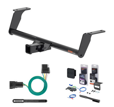2021 - 2026 Buick Envision Curt 2" Class 3 Trailer Tow Hitch + 5-Flat Wiring Kit Tow Boat/Utility Trailer with Surge Brakes 13522