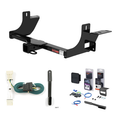 2005 - 2007 Saturn Relay Curt 2" Class 3 Trailer Tow Hitch + 5-Flat Wiring Kit Tow Boat/Utility Trailer with Surge Brakes 13336