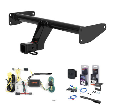 2008 - 2010 Saturn Vue Curt 2" Class 3 Trailer Tow Hitch + 5-Flat Wiring Kit Tow Boat/Utility Trailer with Surge Brakes 13594