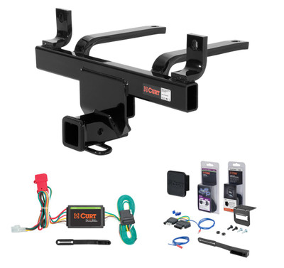 2006 - 2007 Subaru B9 Tribeca Curt 2" Class 3 Trailer Tow Hitch + 5-Flat Wiring Kit Tow Boat/Utility Trailer with Surge Brakes 13046