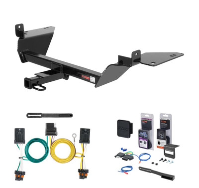 2005 - 2009 Buick LaCrosse CX & CXL only Curt 1-1/4" Class 2 Trailer Tow Hitch + 5-Flat Wiring Kit Tow Boat/Utility Trailer with Surge Brakes 12239