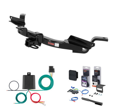 1997 - 2005 Buick Park Avenue Curt 1-1/4" Class 2 Trailer Tow Hitch + 5-Flat Wiring Kit Tow Boat/Utility Trailer with Surge Brakes 12157
