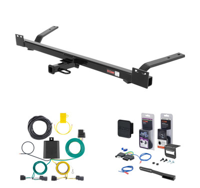 1991 - 1996 Buick Roadmaster Wagon Curt 1-1/4" Class 2 Trailer Tow Hitch + 5-Flat Wiring Kit Tow Boat/Utility Trailer with Surge Brakes 12041