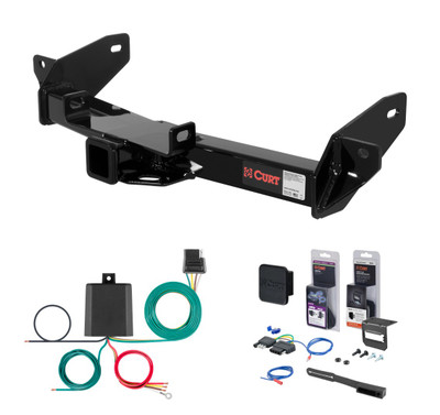 2006 - 2008 Lincoln Mark LT Curt 2" Class 3 Trailer Tow Hitch + 5-Flat Wiring Kit Tow Boat/Utility Trailer with Surge Brakes 13360