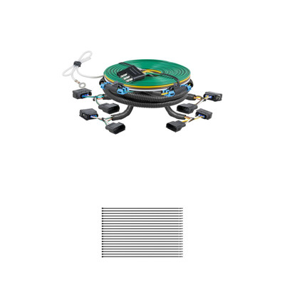 CURT Custom Towed-Vehicle RV Wiring Harness, Select Ford F-150 Trailer Connector Kit