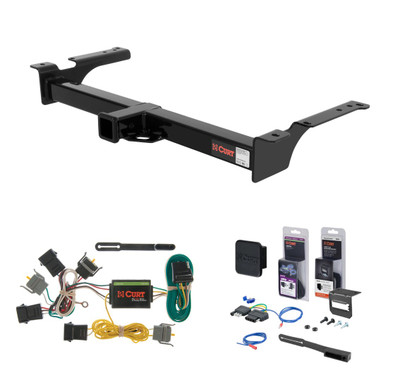 1992 - 1994 Ford Econoline van Curt 2" Class 3 Trailer Tow Hitch + 5-Flat Wiring Kit Tow Boat/Utility Trailer with Surge Brakes 13053