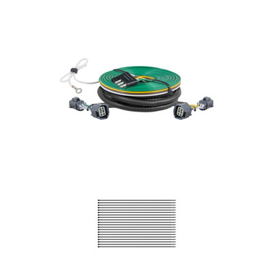 CURT Custom Towed-Vehicle RV Wiring Harness, Select Cadillac Escalade Trailer Connector Kit