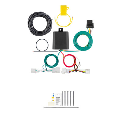 CURT Custom Wiring Harness, 4-Way Flat Output, Select Kia K5 Trailer Connector Kit