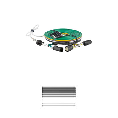 CURT Custom Towed-Vehicle RV Wiring, Select Silverado, Sierra 1500, 2500, 3500 HD Trailer Connector Kit