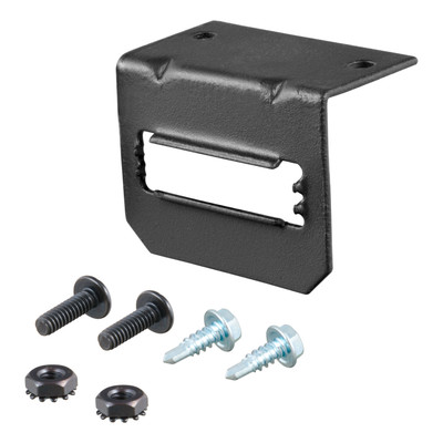 CURT Connector Mounting Bracket for 5-Way Flat Trailer Wire Connector Mounting Bracket
