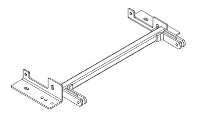 BlueOx Tow Bar Base Plate, Front Mount, RV Flat Towing for Select, CHEVY PCKP 2500 4WD
