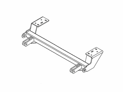 BlueOx Tow Bar Base Plate, Front Mount, RV Flat Towing for Select, S-10 PICKUP 4WD