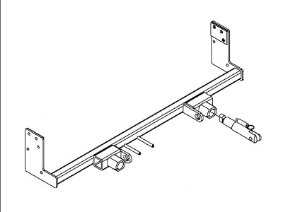 BlueOx Tow Bar Base Plate, Front Mount, RV Flat Towing for Select, SUBARU FORESTER 2.5 XT