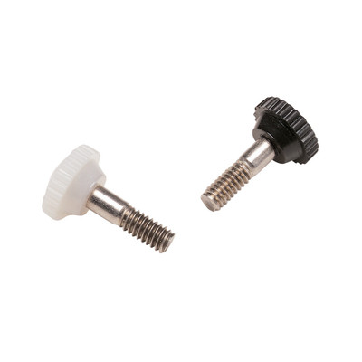 Taylor Made Bimini Hinge Thumb Screw; 1/4" x 1" threads, Black (pair) #11736