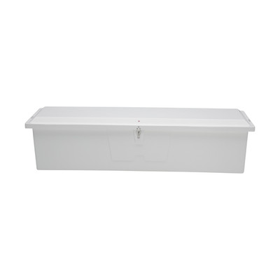 Taylor Made Stow N Go Standard Fiberglass Dock Box, Extra Large (24"H X 95"W X 22"D), White #83559