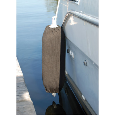 Taylor Made Premium Heavyweight Fender Covers fits Hull Gard- 6-1/2" x23", Super Gard 5-1/2" x 20" and Big B 6"x15" (Black) #9204R