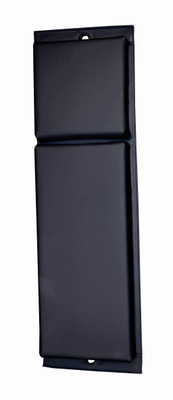 Taylor Made Hull-Saver? Vinyl-Covered Contour Boat Fender, Black (24" L x 6" W x 2-1/2" D) #328