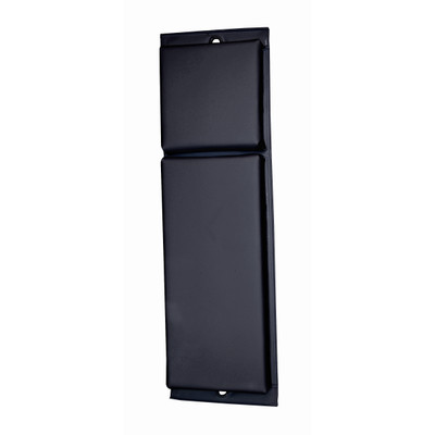 Taylor Made Hull-Saver Vinyl-Covered Contour Boat Fender, Black (24" L x 6" W x 2-1/2" D) #328