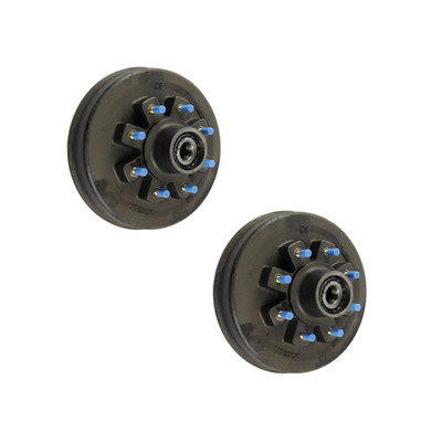Lippert (2-Pack) 16K lbs Threaded Brake Hub - 16,000- 8 on 275 mm, 17-1/2" Wheels, M22 Studs, Oil - Heavy-Duty Trailer Component