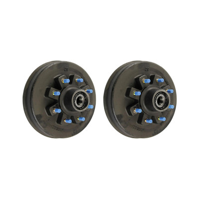 Lippert (2-Pack) 12000 lbs Threaded Idler Hub - 12,000- 8 on 6-1/2", 16-17-1/2" Wheels, 5/8" Studs, Oil - Heavy-Duty Trailer Component LIPKITF1405