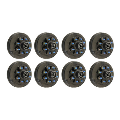 Lippert (8-Pack) 12000 lbs Threaded Idler Hub - 12,000- 8 on 6-1/2", 16-17-1/2" Wheels, 5/8" Studs, Oil - Heavy-Duty Trailer Component