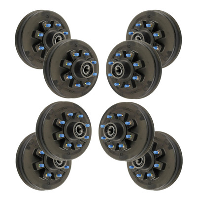 Lippert (8-Pack) 16K lbs Threaded Brake Hub  8 on 275 mm, 17-1/2" Wheels, M22 Studs, Oil - Heavy-Duty Trailer Component