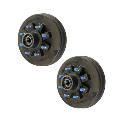 Lippert (2-Pack) 16K lbs Threaded Brake Hub -8 on 275 mm, 17-1/2" Wheels, M22 Studs, Oil - Heavy-Duty Trailer Component