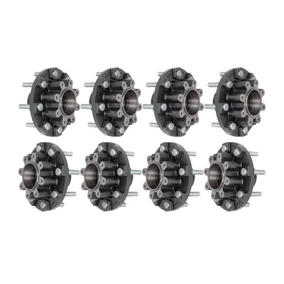 Lippert (8-Pack) 16K Threaded Trailer Idler Hub - , 8 on 275 mm, 17-1/2" Wheel, M22 Studs, Grease - Heavy-Duty Trailer Component LIPKIT2F822