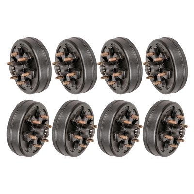 Lippert (8-Pack) 4400 lbs 10" Brake Hub, 6 on 5.5"; 1/2" Stud - 4,400 - Heavy-Duty Trailer Component