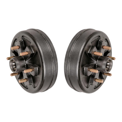 Lippert (2-Pack) 4400 lbs 10" Brake Hub, 6 on 5.5"; 1/2" Stud - 4,400 - Heavy-Duty Trailer Component