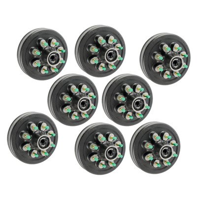 Lippert (8-Pack)  8K lbs. 12" Threaded Hybrid Trailer Brake Hub 8 on 6-1/2", 9/16" Studs, Oil - Heavy-Duty Trailer Component