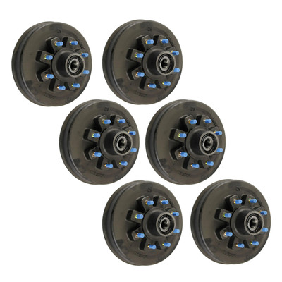 Lippert (6-Pack) 8K lbs RV Brake Hub Assembly, 8 on 6.5", 5/8", 8,000 - Heavy-Duty Trailer Component LIPKITDE2B4