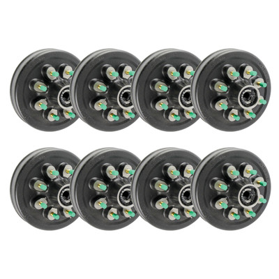 Lippert (8-Pack)  12" Threaded Hybrid Trailer Brake Hub - 8K, 8 on 6-1/2", 9/16" Studs - Heavy-Duty Trailer Component LIPKIT676AE
