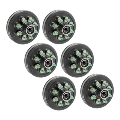 Lippert (6-Pack)  12" Threaded Hybrid Trailer Brake Hub - 8K, 8 on 6-1/2", 9/16" Studs, Oil - Heavy-Duty Trailer Component LIPKITFEB4E