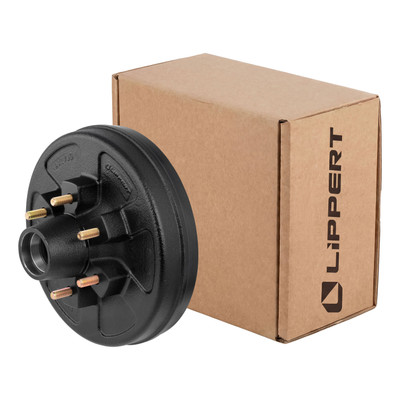 Lippert 12" Trailer Brake Hub Assembly - 6,000-lb. 6 on 5-1/2", 1/2" Studs 2024029080