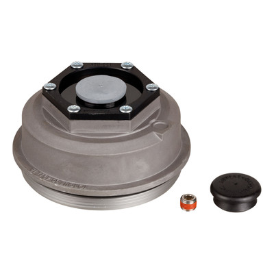 Lippert Trailer Axle Oil and Dust Cap with Set Screw - 10,000 to 16,000 lbs. Black 85373829