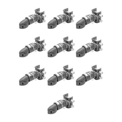 BULLDOG (10-Pack) Collar-Lok Adjustable Coupler, 2 Inch Diameter, 7,000 lbs. Capacity